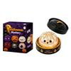 Halloween Brötchenförmiges Spielzeug mit Dampfkorb – Stressspielzeug in Geschenkbox für Kinder und Erwachsene