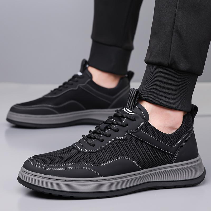 Fashion Non-Slip Comfortable Outdoor Shoes Men's Mesh Running Shoes Lightweight All-match Sneakers Casual Fashion Tennis Walking Flats