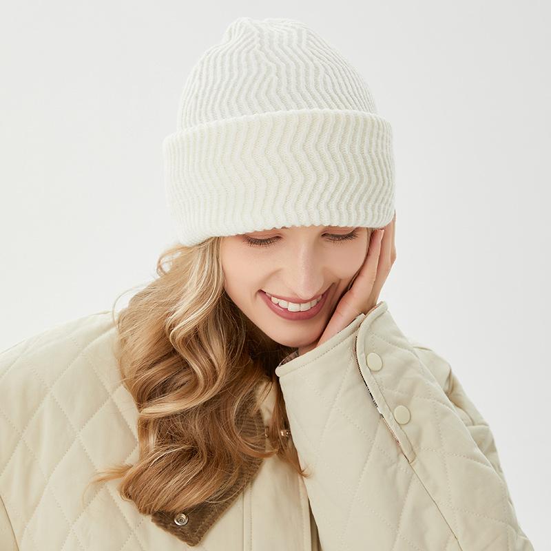 Niche Knitted Hat for Men and Women Trendy Autumn and Winter Warm Neck Protection Hood  Outdoor Cycling Windproof Woolen Hat