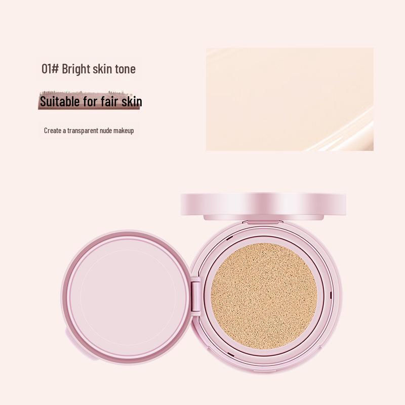Crème coussin d'air légère à l'eau NOVO: Cache, hydrate, contrôle le sébum, résiste à l'eau, à la transpiration et dure longtemps, parfait pour les étudiants.
