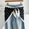 Sciarpa di Seta Raso Moda Stile Letterario Stile Etnico Sciarpa da Vita da Donna Accessorio Versatile Accessorio per la Vita dei Jeans Vita dei Jeans