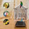 Luxury Parrot Cage Anti-Splash Design Aviary Villa with Bathing Area Spacious Bird House for Cockatiels Home Flight Habitat