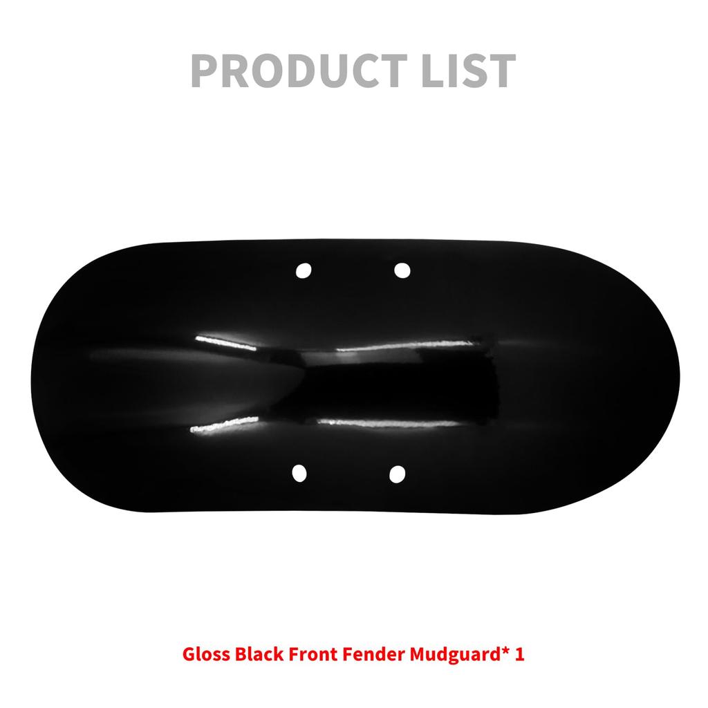 HCmotorku Motorcycle Front Fender Mudguard, Steel, for Harley-Davidson Sportster Forty Eight 48 XL1200X 1200x 2010-2022, Gloss Black