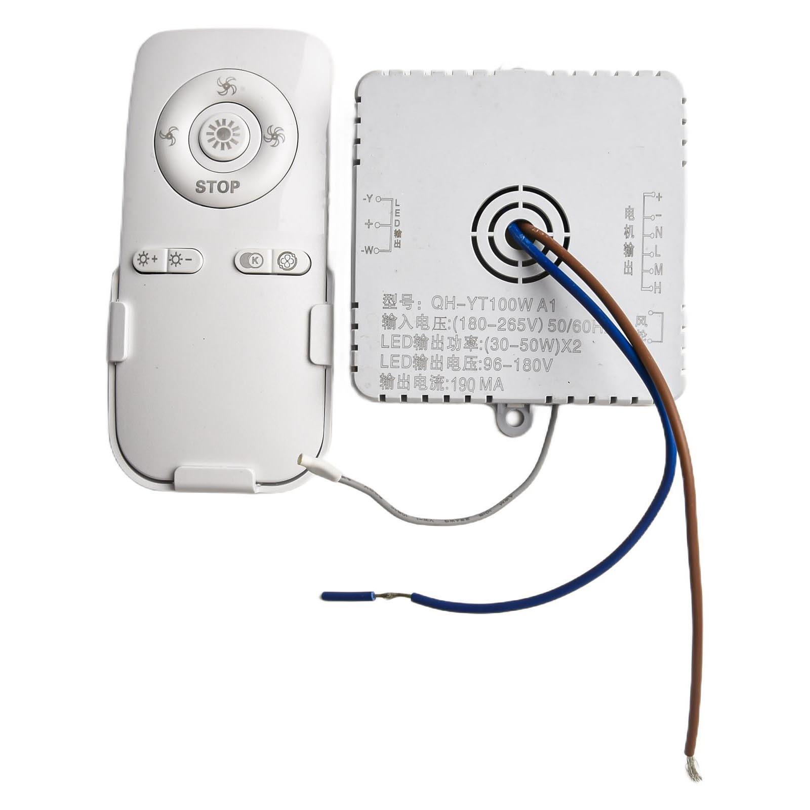 

Комплект пульта дистанционного управления для потолочного вентилятора со светильником с 2,4 ГГц приемником 100 Вт для спальни 20 м C