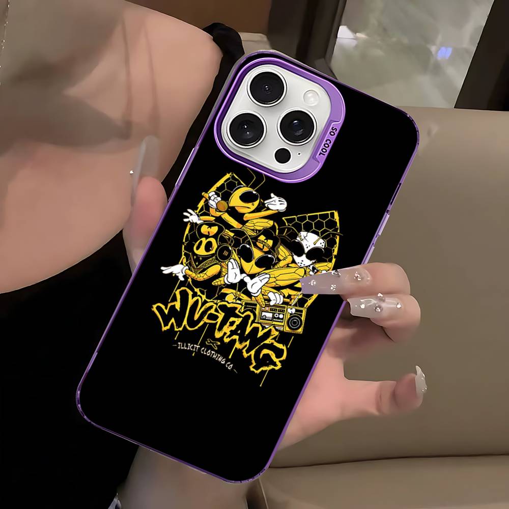 Band W-wu Klassische T-tang Handyhüllen Für IPhone 17 16 15 14 13 12 11 Plus Pro Max Pro Farbe Mattes Cover