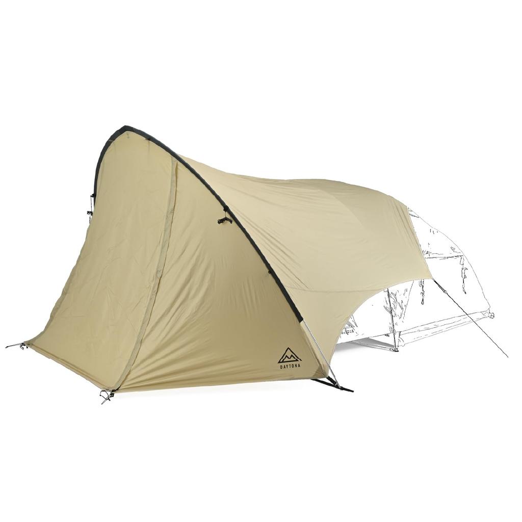 neGla Motorcycle Tarp for 1 Person Retrofit MAEHIRO SHELTER Coyote 49785 [Daytona] Tent,