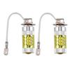 2pcs H3 LED Fog Lights Bulb 80W 16LED High Power Yellow White Lighting DRL Bulb Replacement For Car Truck Motorcycle Accessories