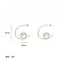 Vintage Gold Circle Screw Thread Hoop Earrings for Women, Minimalist Textured Ear Cuffs, Dainty Small Hoops, Trendy Jewelry Gift