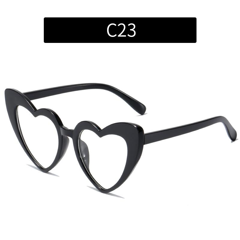 Fashion new multi-color love sunglasses, parent-child personalized glitter sunglasses, European and American beach sunglasses