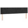 Box Spring Bed with Mattress Black 160x200 cm Velvet