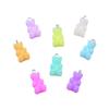 Colorful Resin Bear Charms: Earrings, Keychains, and More