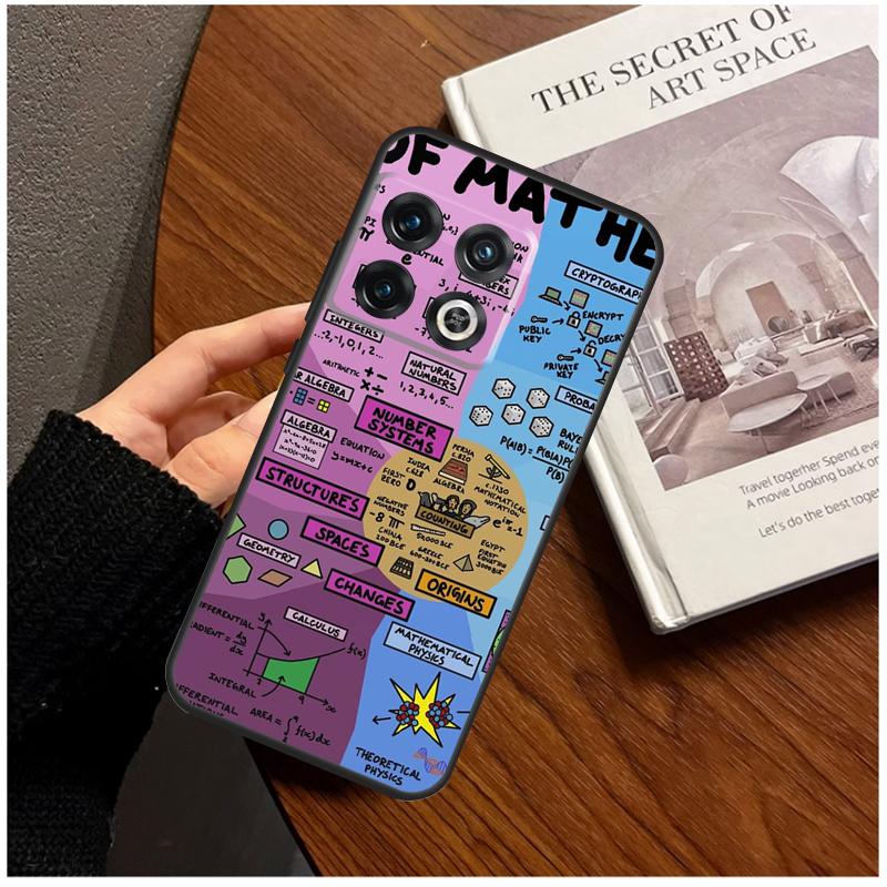 Symbol Math Science Physics Formulas For OnePlus Nord 5 CE 2 3 4 Lite N10 N20 N30 Case For OnePlus 13R 13 12 11 13s 10T 10R 12R