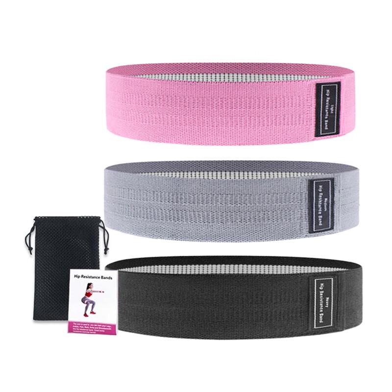 WEZHO 3-Piece Hip Resistance Bands Set