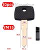 10PCS/lot Car Tansponder Key Truck YM15 Key Blade Case for Benz Truck Transponder Chip Van Bus Replacment Accesorios No Chip