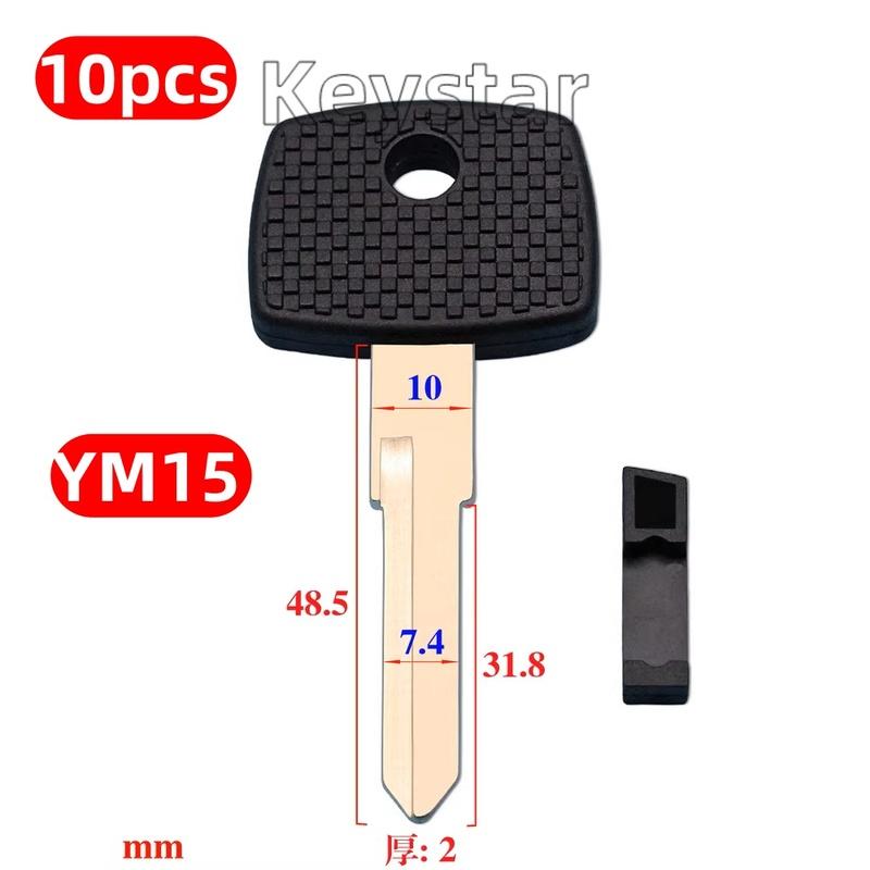 10PCS/lot Car Tansponder Key Truck YM15 Key Blade Case for Benz Truck Transponder Chip Van Bus Replacment Accesorios No Chip