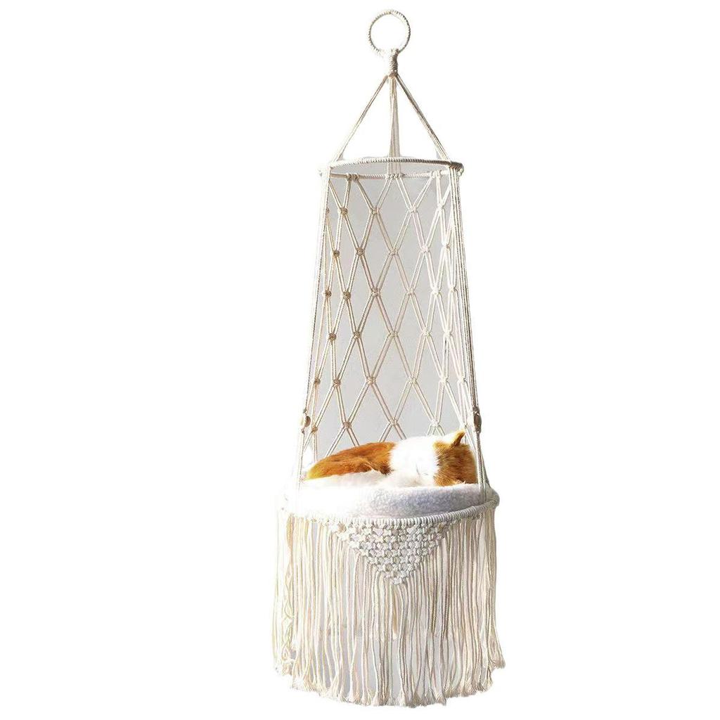 Cat Window Hammock with Removable Hanging Bed and Swinging Basket Design