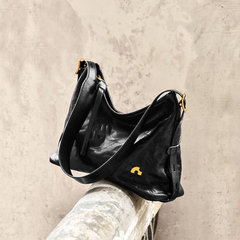 

2025 New Women s Bag Top Layer Cowhide Tote Bag Large Capacity Hobo Bag Versatile Shoulder Crossbody Bag Wide29CM*Thick12CM*High22