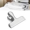 Wide Mouth Spring Clamp Stainless Steel Paper File Receipt Clip for Home School Office
