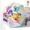 1pc Rainbow Ponies Themed High-quality Umbrella,Automatic Opening and Closing Umbrella,Multi-functional Umbrella G0811398