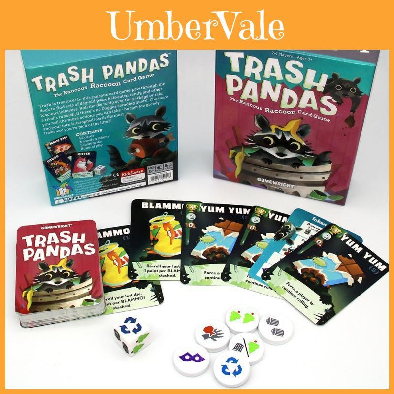 Engaging Trash Pandas Gioco di Carte Inglese Per Divertenti Serate in Famiglia