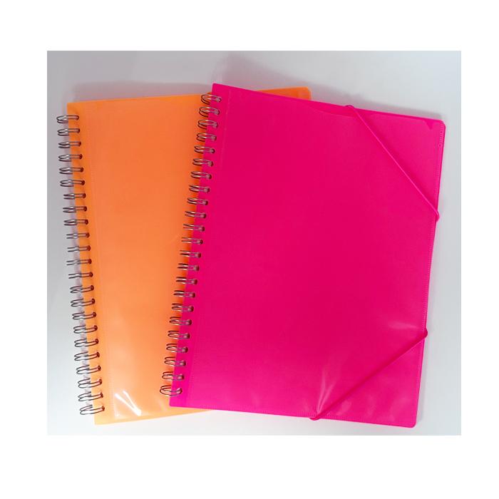 Stationery Supplies A4 PP Cover 20 Sheets Display Book Display Clearbook Transparent Protector Clear Document Folder (White,A4/FC or customized size) белый