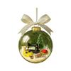 3D Clear Snowflake Christmas Ornament Ball for Holiday Sewing Decor