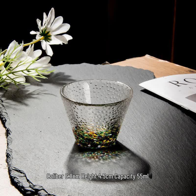 Qiewei Japanese Brilliant Colored Glass Sake Set