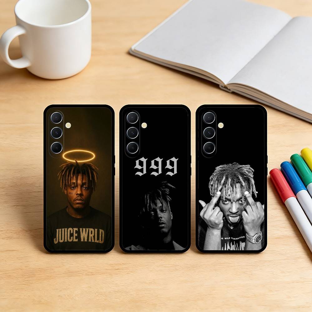 AAA America rapper J-Juice W-Wrld Phone Case For Samsung S25,S24,S21,S22,S23,S30,Ultra,S20,Plus,Fe,Note,10,9,5G Black Cover