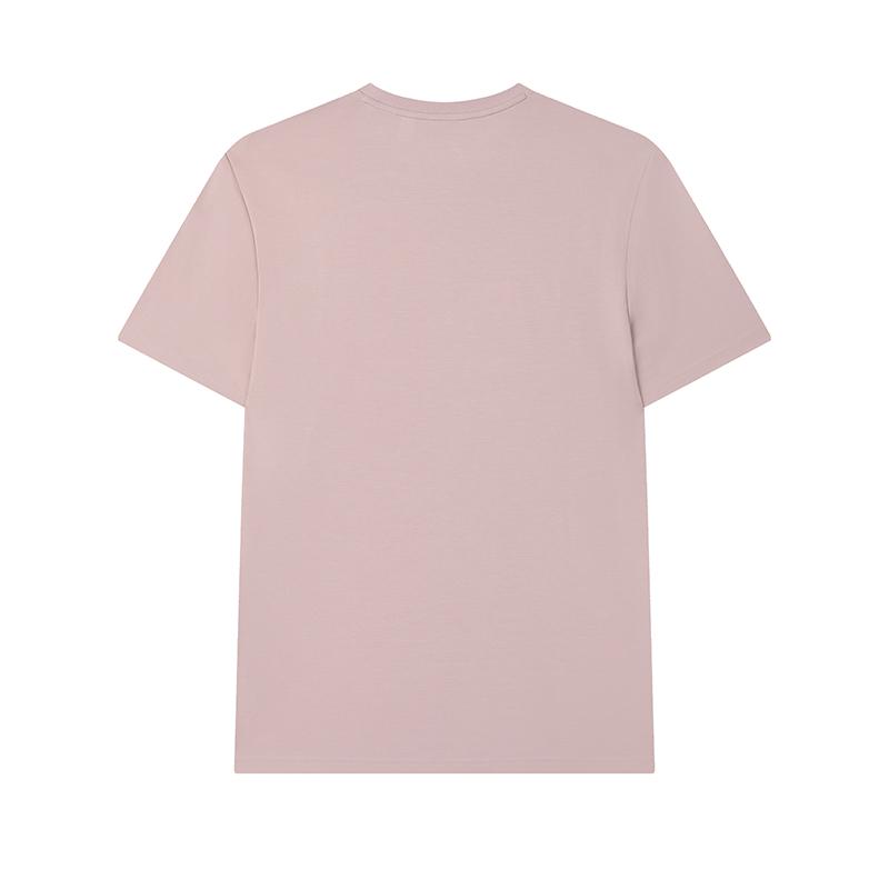 New FILA T Shirt Men's Light Gray Pink F11M523101F-PK