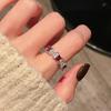 Explosiver Zirkon Rot Zir*****Stift Ring Ring Liebe Nische Leichter Luxus High-End Gefühl Exquisite Elegante Accessoires Damen