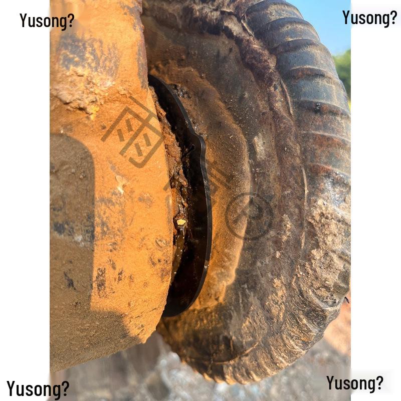 Pion de Ax pentru Cupă Excavator Heavy-Duty, Pad din Rășină - Șaibă Groasă, Rezistentă la Uzură