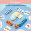Wooden Kids English Spelling Game With Interactive Word Battles For Learning And Development