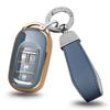 [ontto] Honda Vezel Key Case, Key Cover, Key Holder, VEZEL Vezel, Rv3, Rv4, Rv5, Rv6, Civic Accord HONDA, Gray