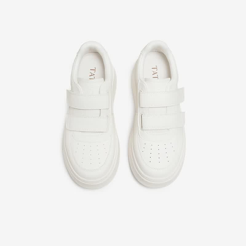 TATA 2026 Frühling Mode Lässig Dicke Sohle Plateau-Schuhe
