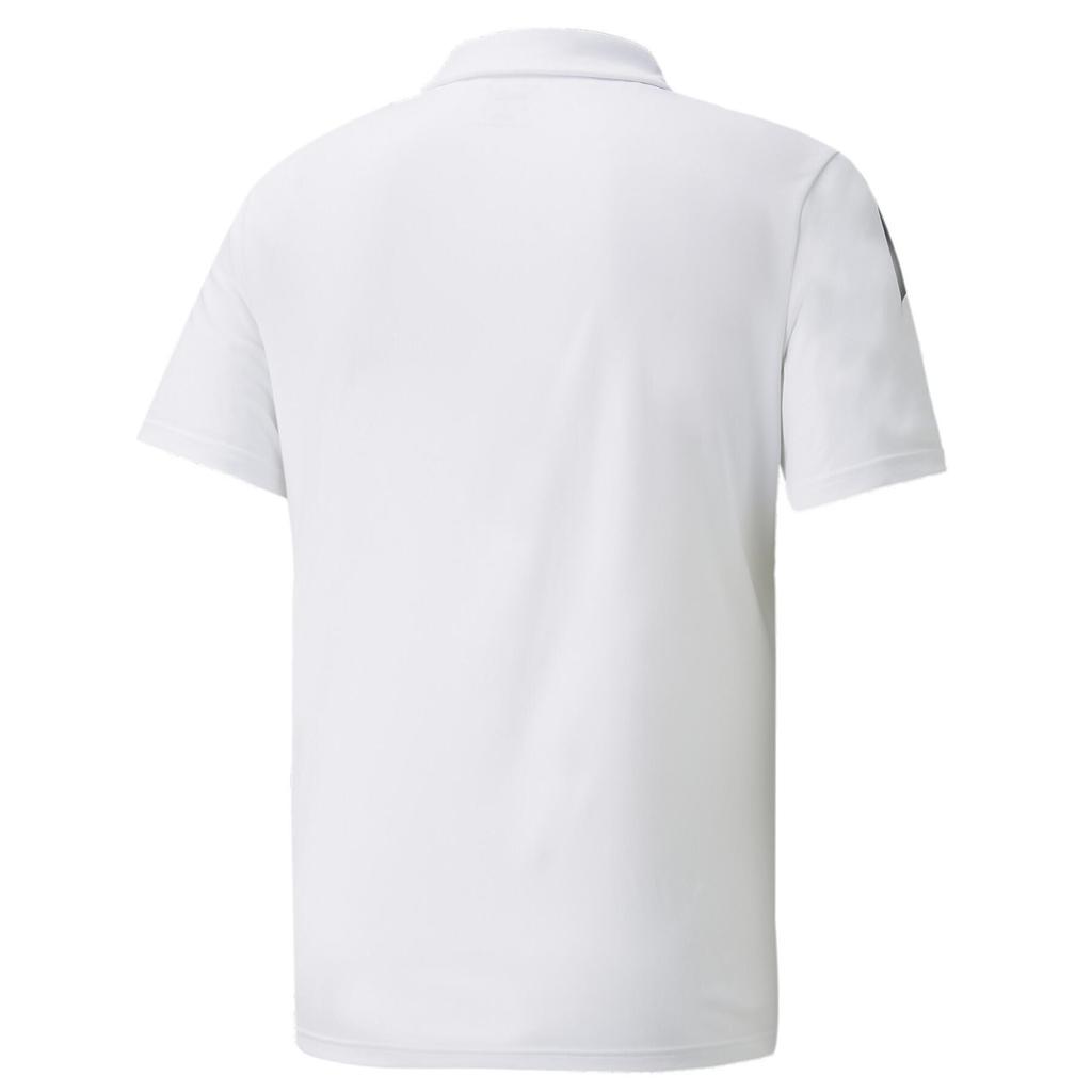 Puma Football Training Casual Short Sleeve Polo Shirt Men tops White 657257-04