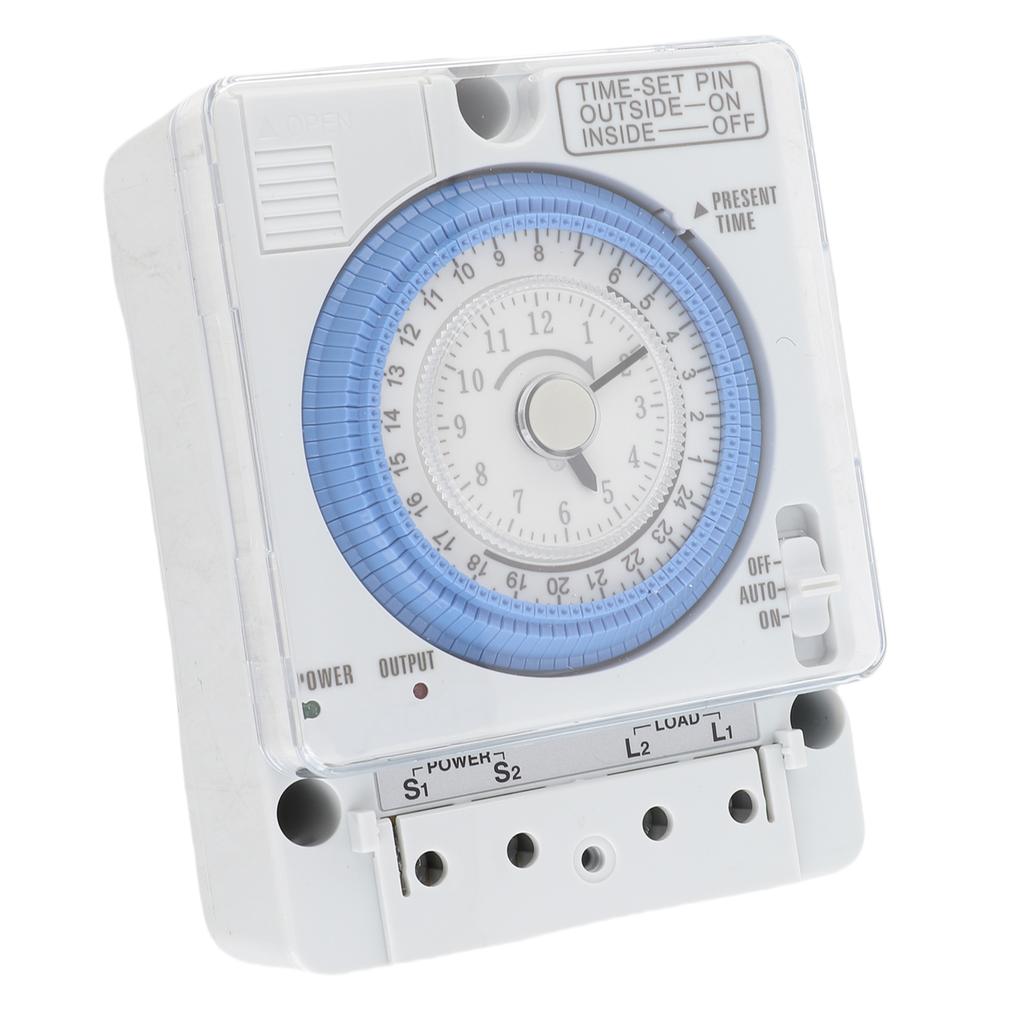 Mechanical Timer Automatic 24 Hours Low Power Consumption Time Switch for Water Heaters Breeding