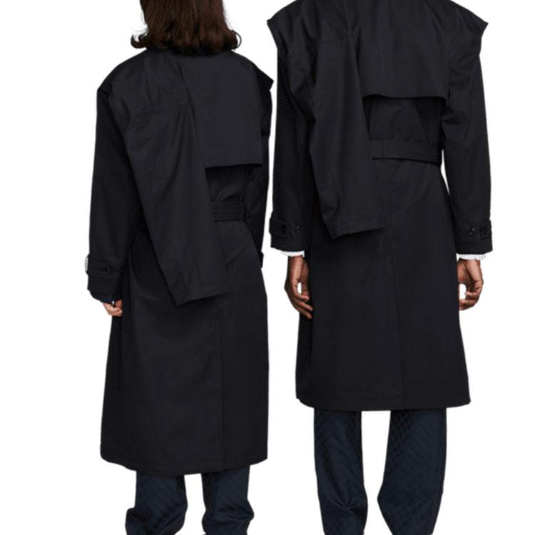 Nike X Martine Rose Trench Jacket (Asia Sizing) Navy Unisex Streetwear DV0851-414