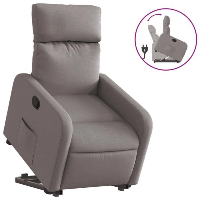 VidaXL Fauteuil Inclinable, Chaise de Relaxation avec Dossier et Repose-pied Réglables, Siège de Salon Salle de Séjour, 3206706