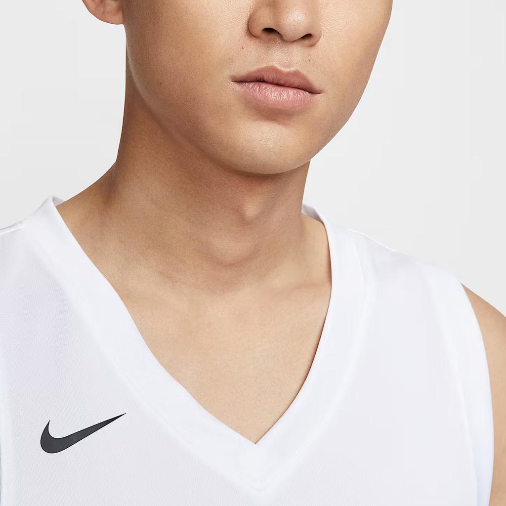 Nike Dri-Fit Elite Power Fashion Versatile Comfortable Solid Color Basketball Jersey Men tops White IM9813-102