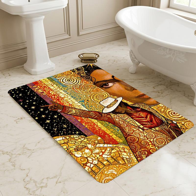 Michael Jackson Living Room Nonslip Area Rug Soft Carpet For Bedroom Gameoom Playroom Sofa Office Home Decor Doormat