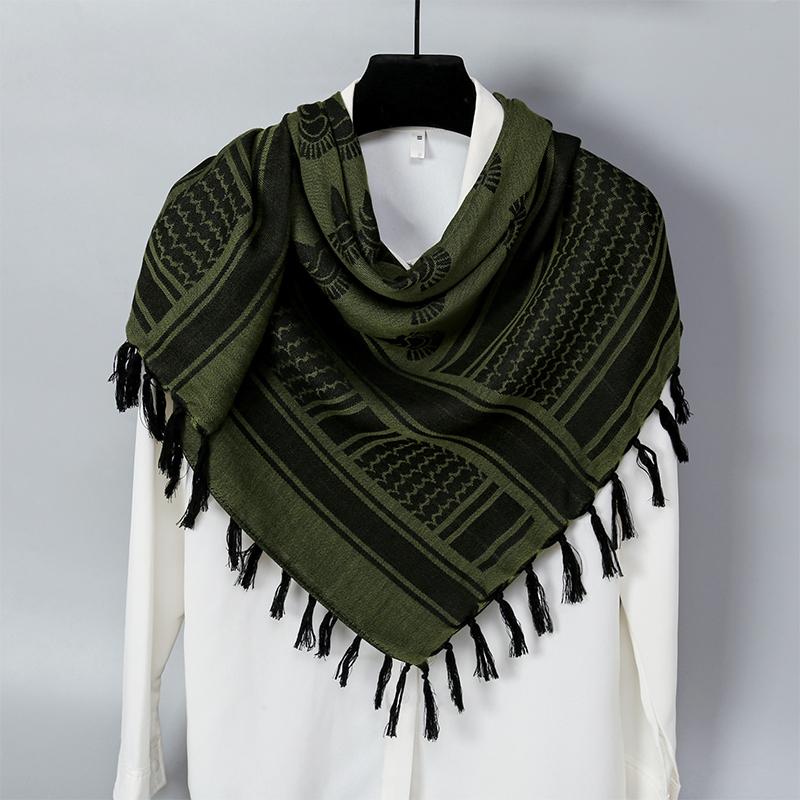 

2024 Силы специального назначения Бесплатный Разнообразный Тактический Пустынный Арабский Шарф Мужской Женский Военный Ветрозащитный Походный Декоративный Хиджаб Шарф Открытый 110x110cm