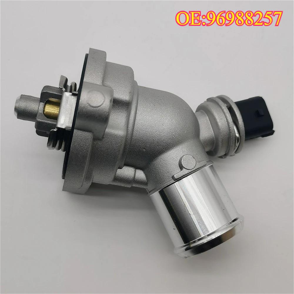 High quality New For 1/5Pcs 96988257 Original Engine Coolant Thermostat Assembly M300 1.2L 2013-2015