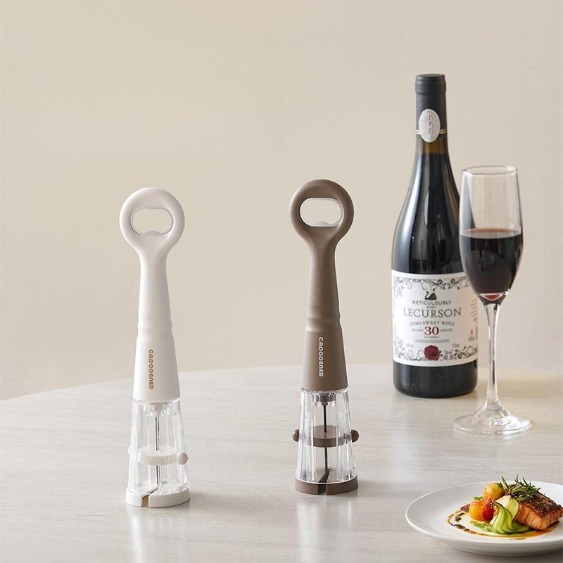 Air Pressure Wine Bottle Opener Labor Saving Manual Wine Cork Remover Portable Household Bar Wine Accessory Tool for Women
