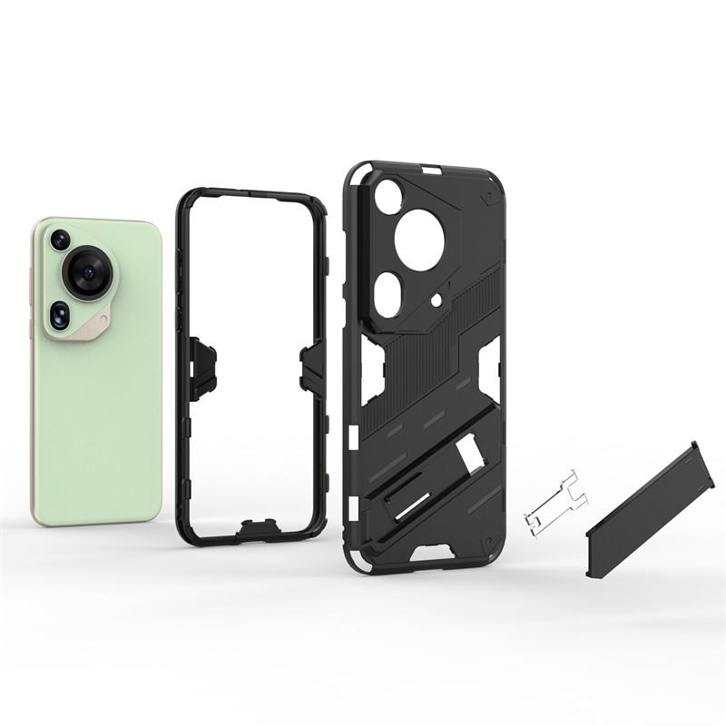 For Huawei Pura 70 Pro Plus Case Huawei Pura 70 Pro Plus Ultra Cover Shockproof TPU Armor Silicone Stand Protective Phone Cover