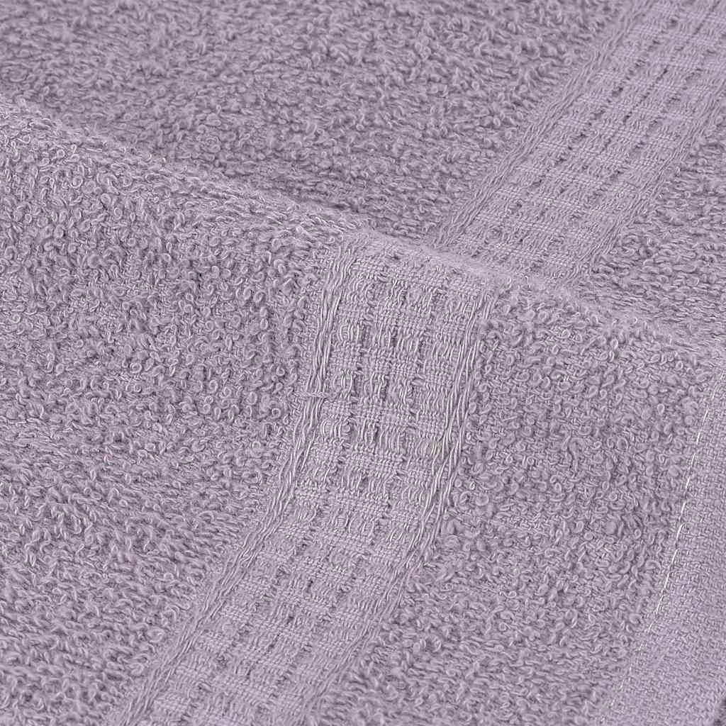 Vidaxl Ręczniki Kąpielowe 2 Szt. Szare 100X150 Cm 360 Gsm 100% Bawełna