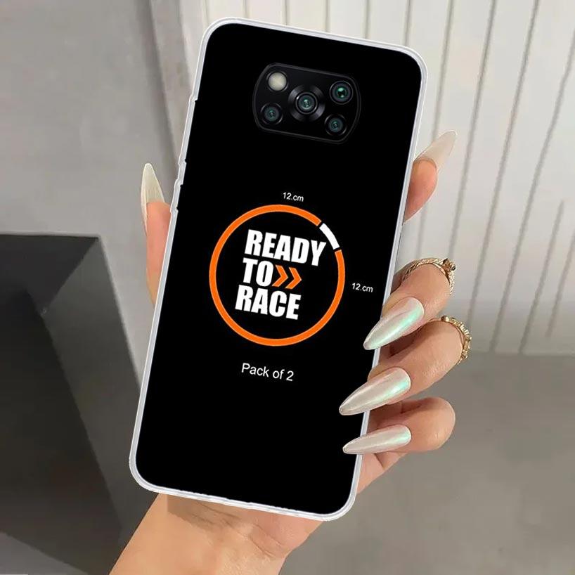 Ready To Race Phone Case for Xiaomi Poco X5 X6 X7 Pro F7 Ultra M7 Redmi 15 15C 13 13C 12 12C 10 10A 10C 9 9A 9C 9T Shell Poco X7