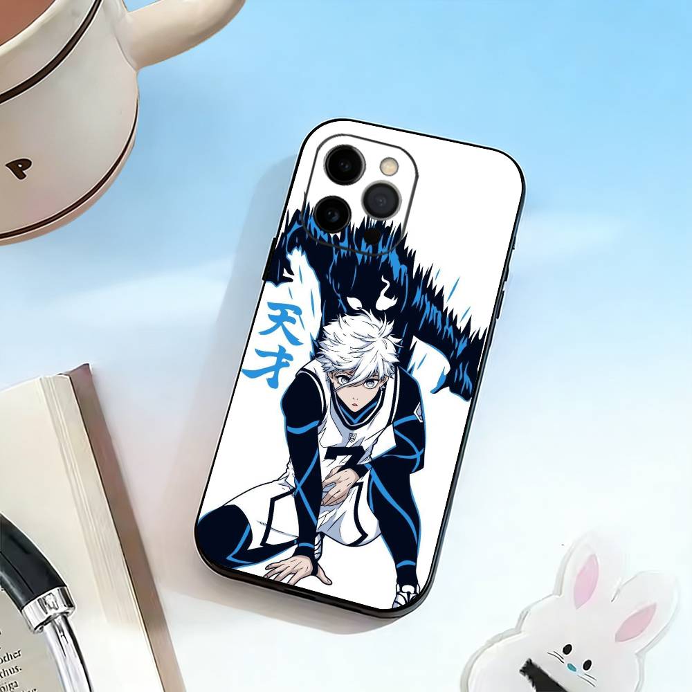Blue N-Nagi Seishiro Phone Case For iPhone 17, 16,15,14,13,12,11 Plus,Pro Max, Others Soft Black Cover