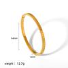 Geometric Star Stainless Steel Bracelet With 18k Gold Plating For Fashionable Women