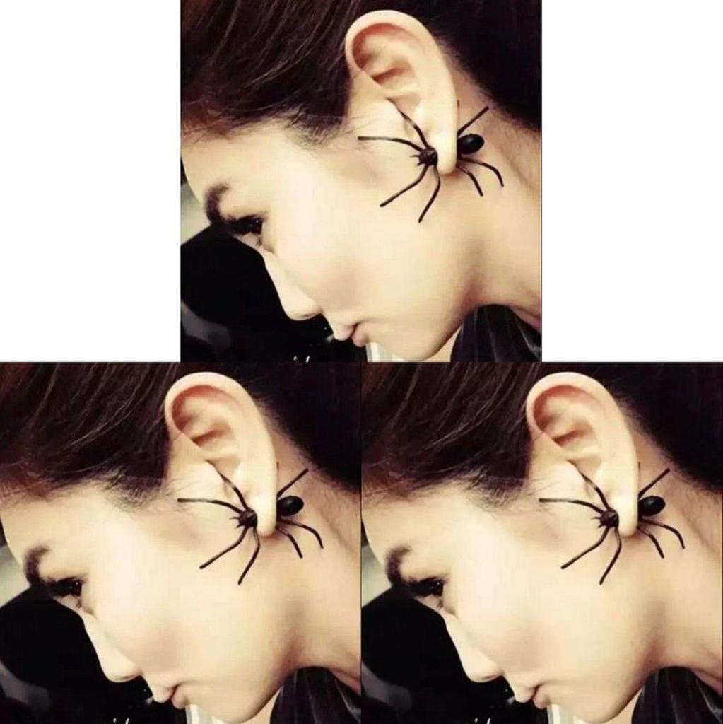 Alternative Alloy Ear Accessories With Spider Elements For Womens Casual Wear