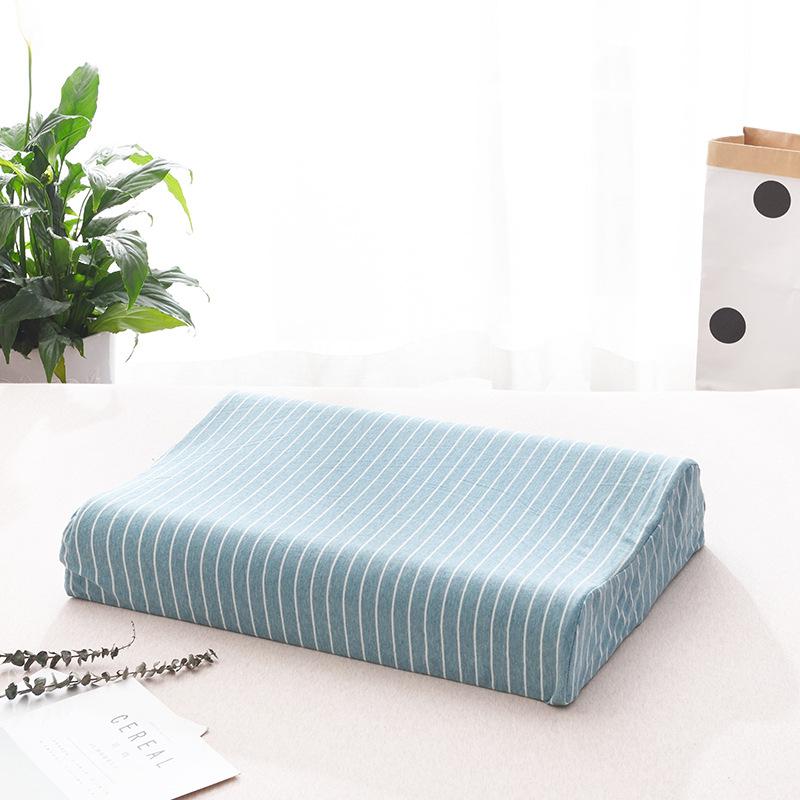 

Подушка из латекса Подушка для шеи с эффектом памяти Подушка из латекса подходит для шейного отдела позвоночника Подушка из латекса с высоким отскоком и частицами пены с эффектом памяти 50*30*7/9cm